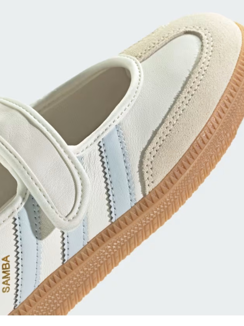adidas Samba Jane White Gum Blue Halo Women's - Picture 2 of 14
